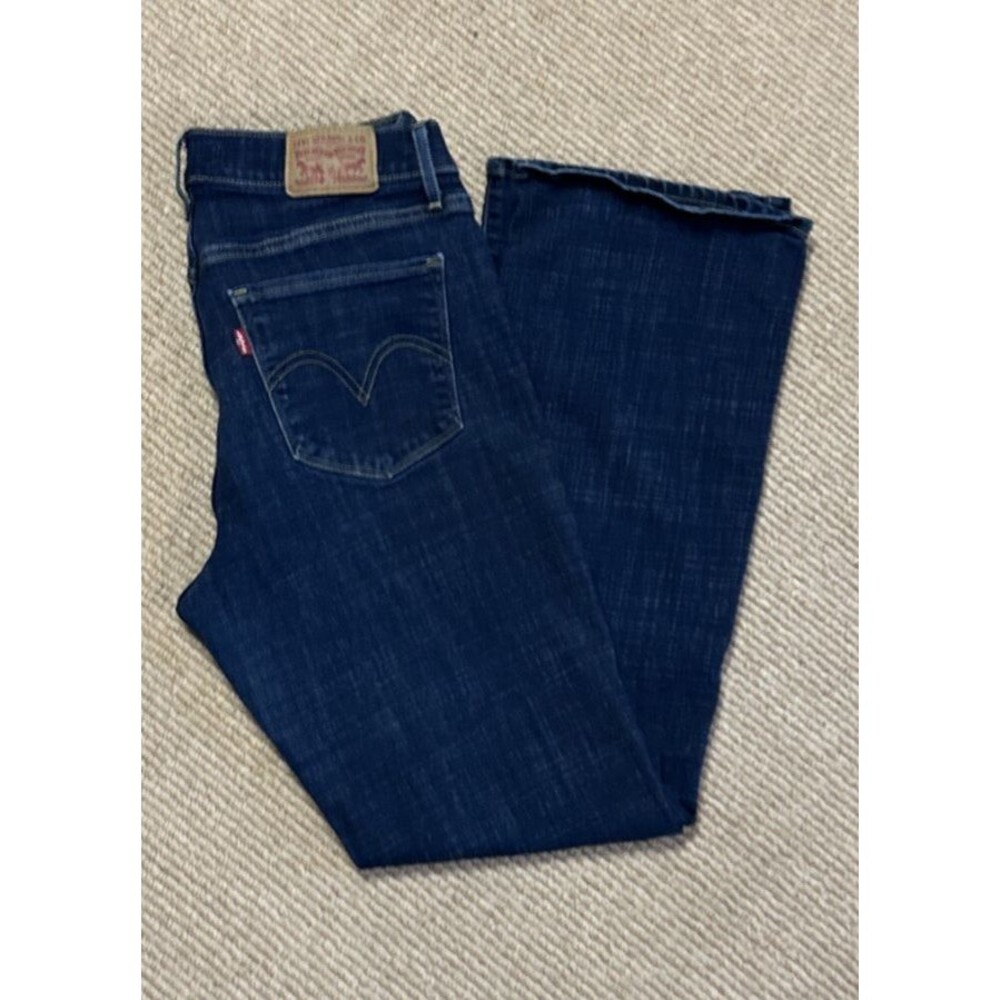 Levi's bootcut jeans size 6 Classic Dark Wash cowgirl line dance stretchy casual